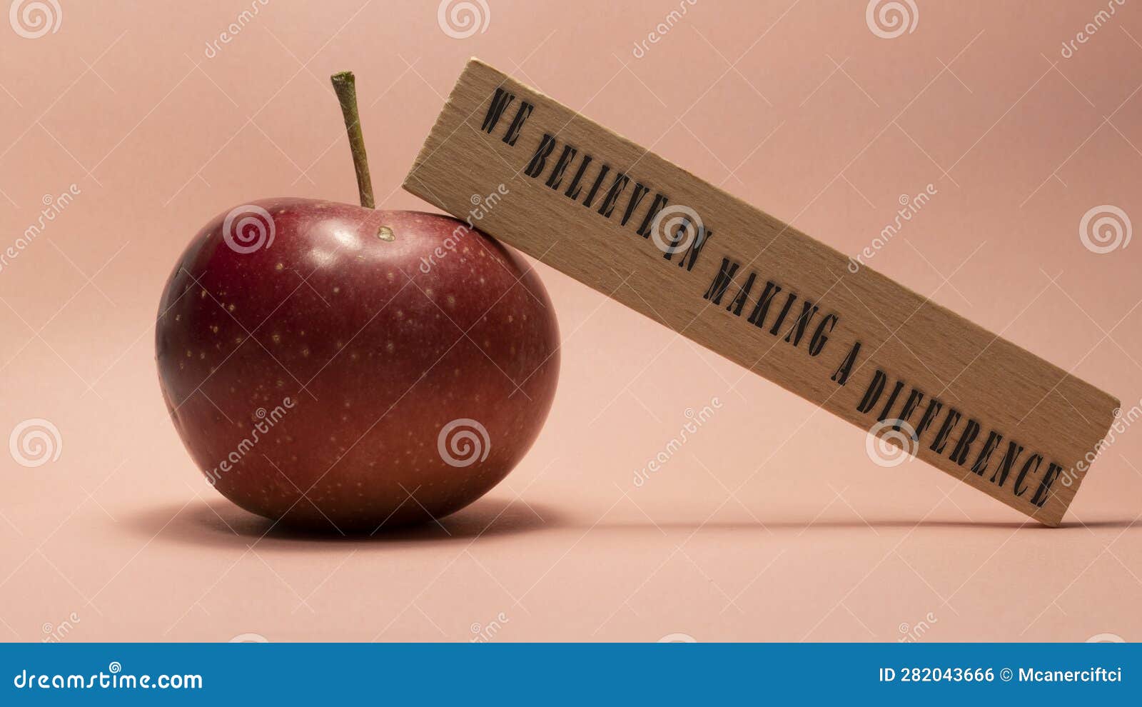 The Sentence we Believe in Making a Difference Was Written. Wooden