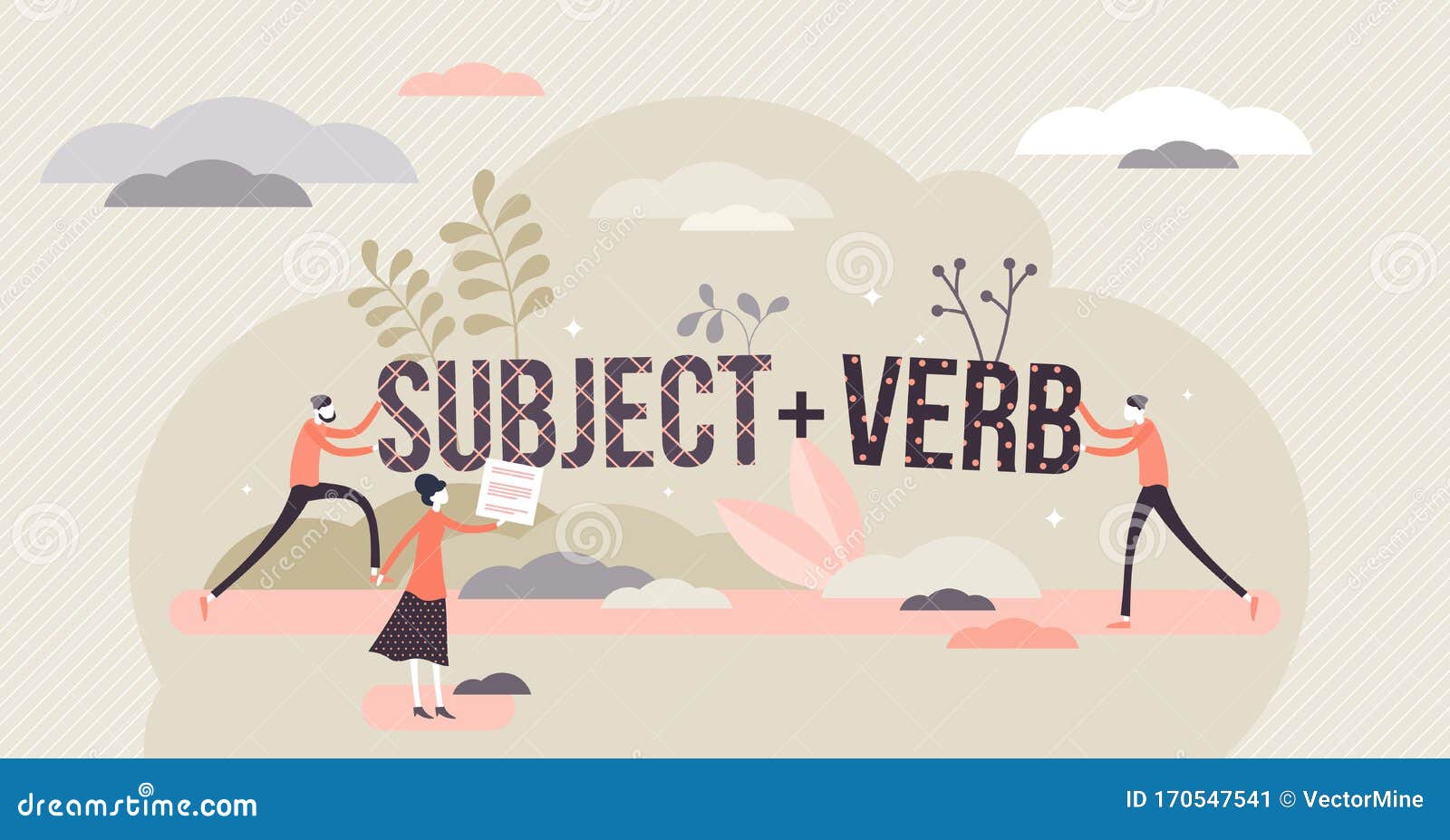 sentence structure with subject and verb