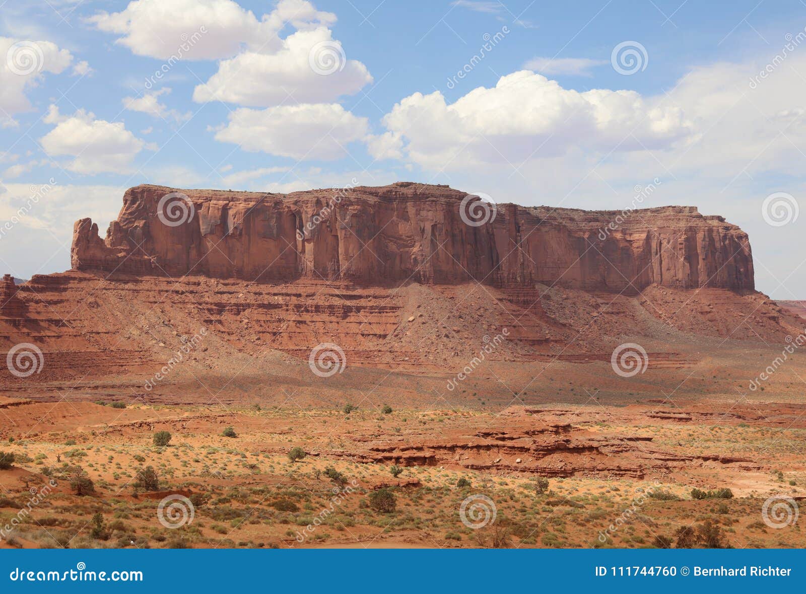 sentinel mesa in monument valley. arizona