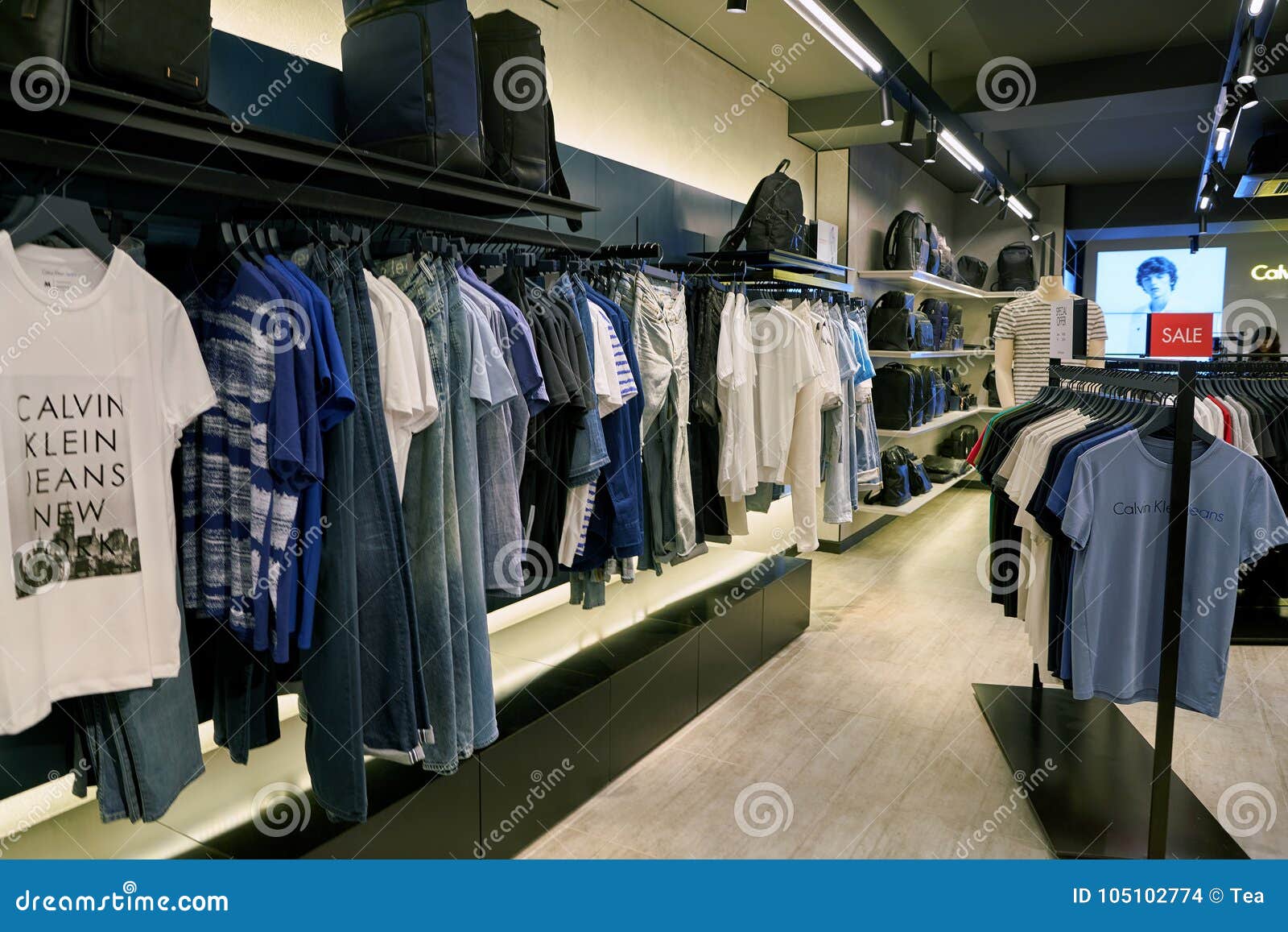 Calvin Klein Jeans editorial stock image. Image of modern 105102774