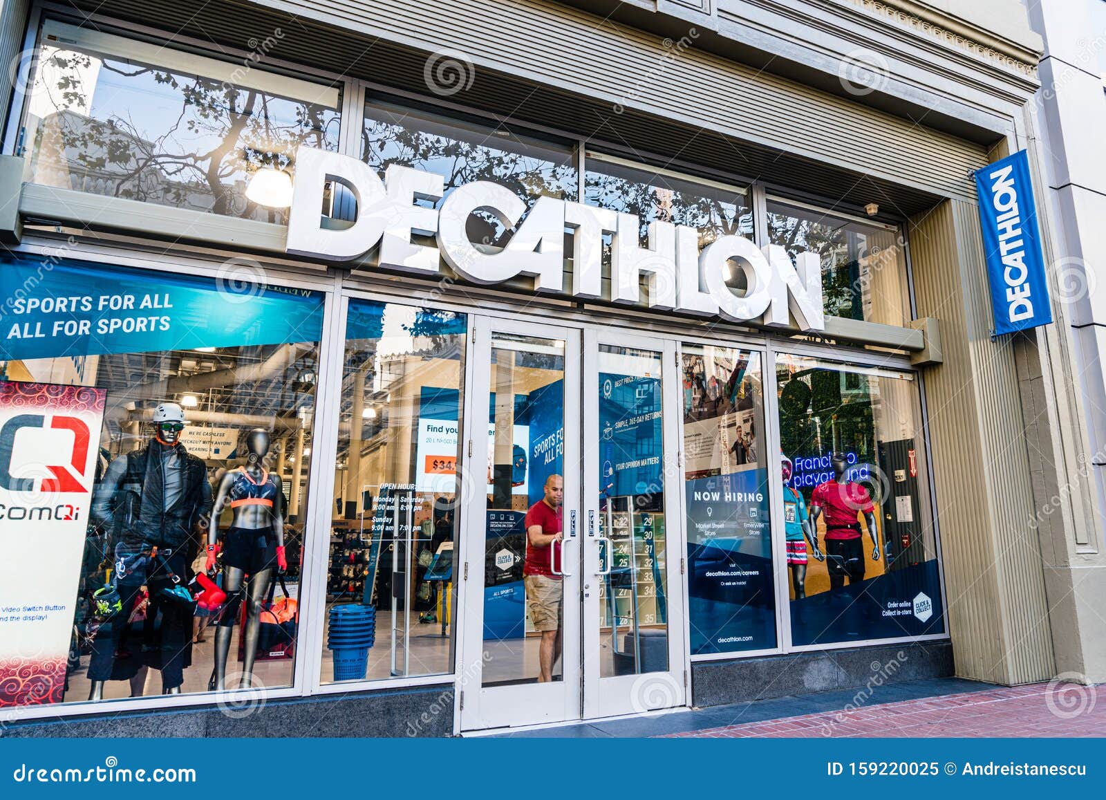 Sep 20, 2019 San Francisco / CA / USA - Exterior View of Decathlon Sporting  Goods Store, in South of Market District in Downtown Editorial Image -  Image of equipment, exterior: 159220025