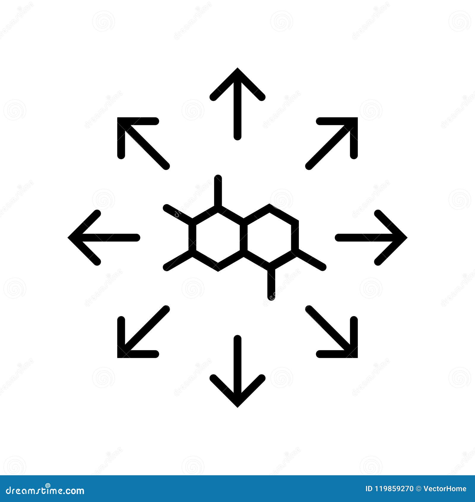 Separation Process Icon Vector Illustration, Stock Vector ...