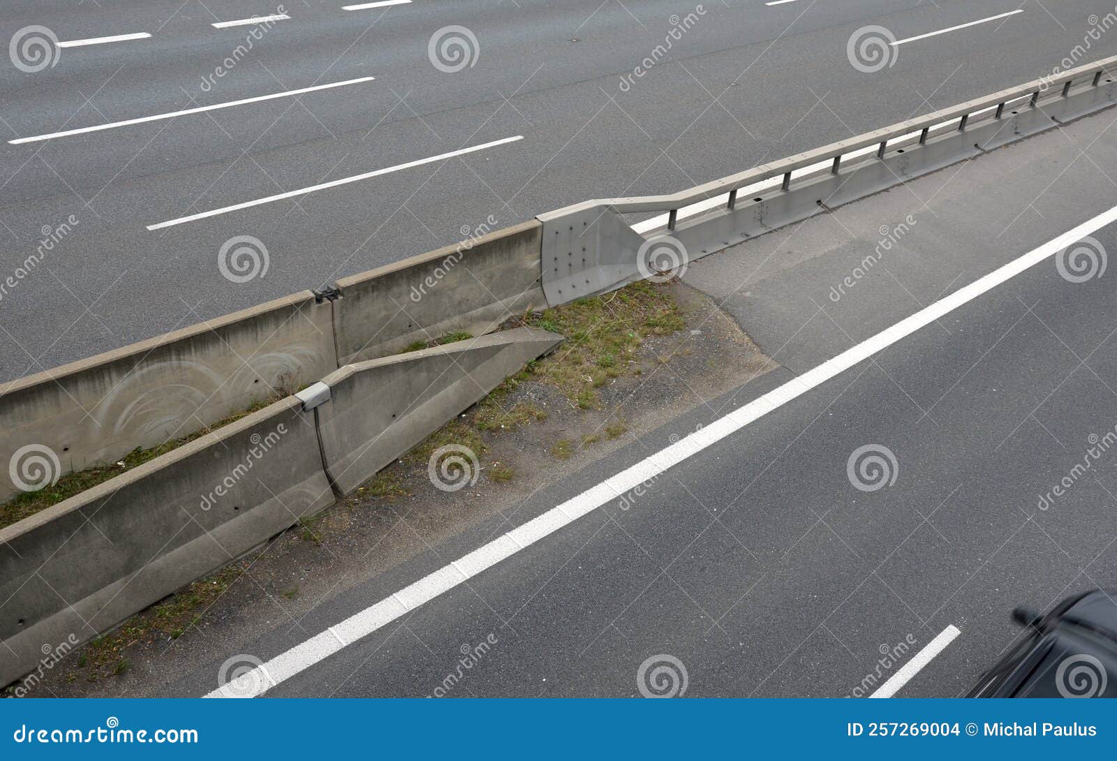 Separation of Traffic Lanes on the Highway Using Movable Barriers ...