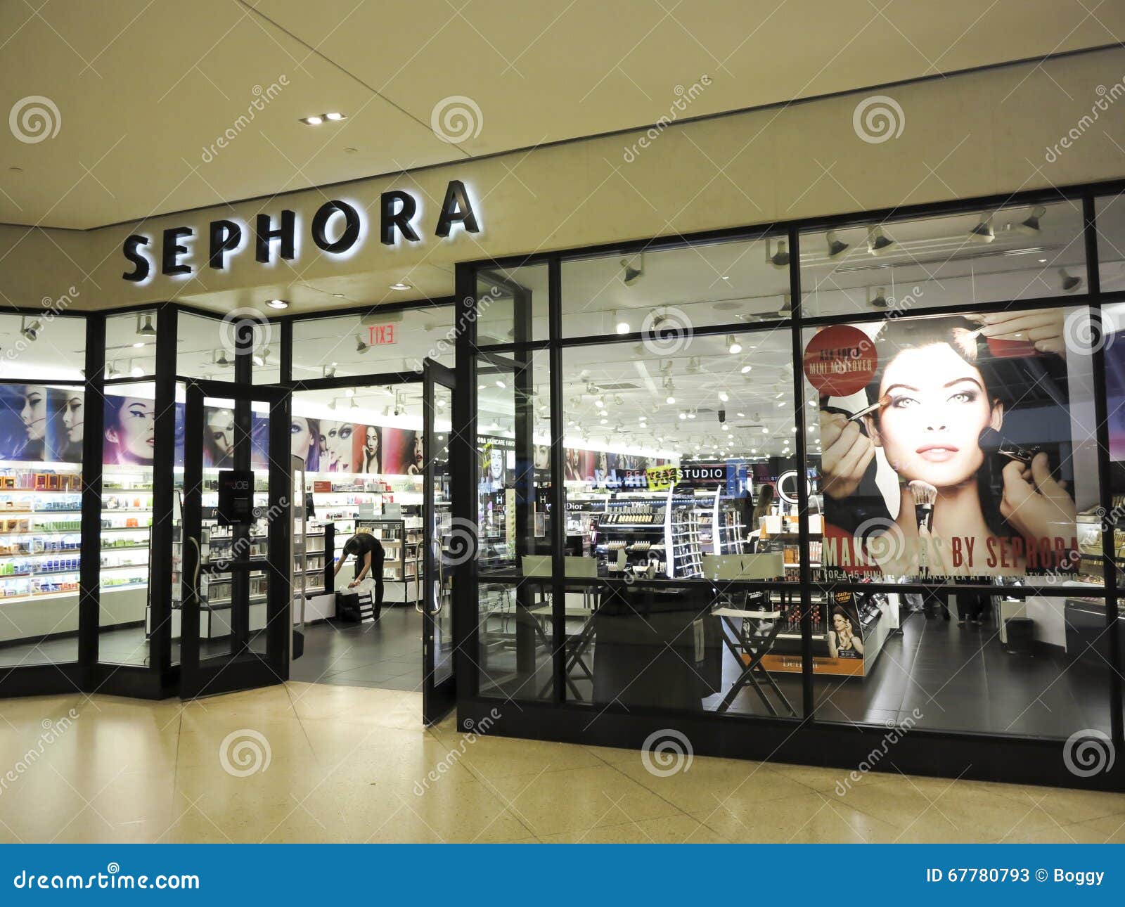 Sephora shop editorial stock photo. Image of louis, cosmetics