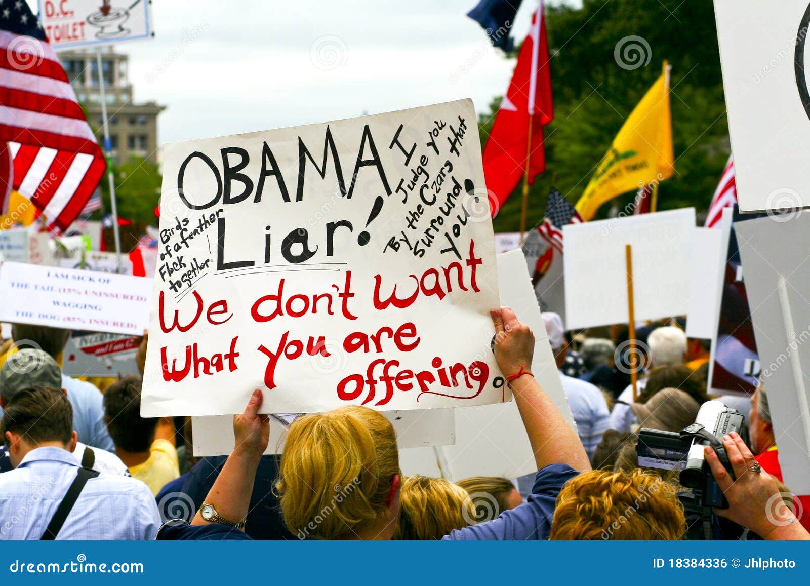 Sept 12, 2009 Tea Party March on Washington D.C. Editorial Photo