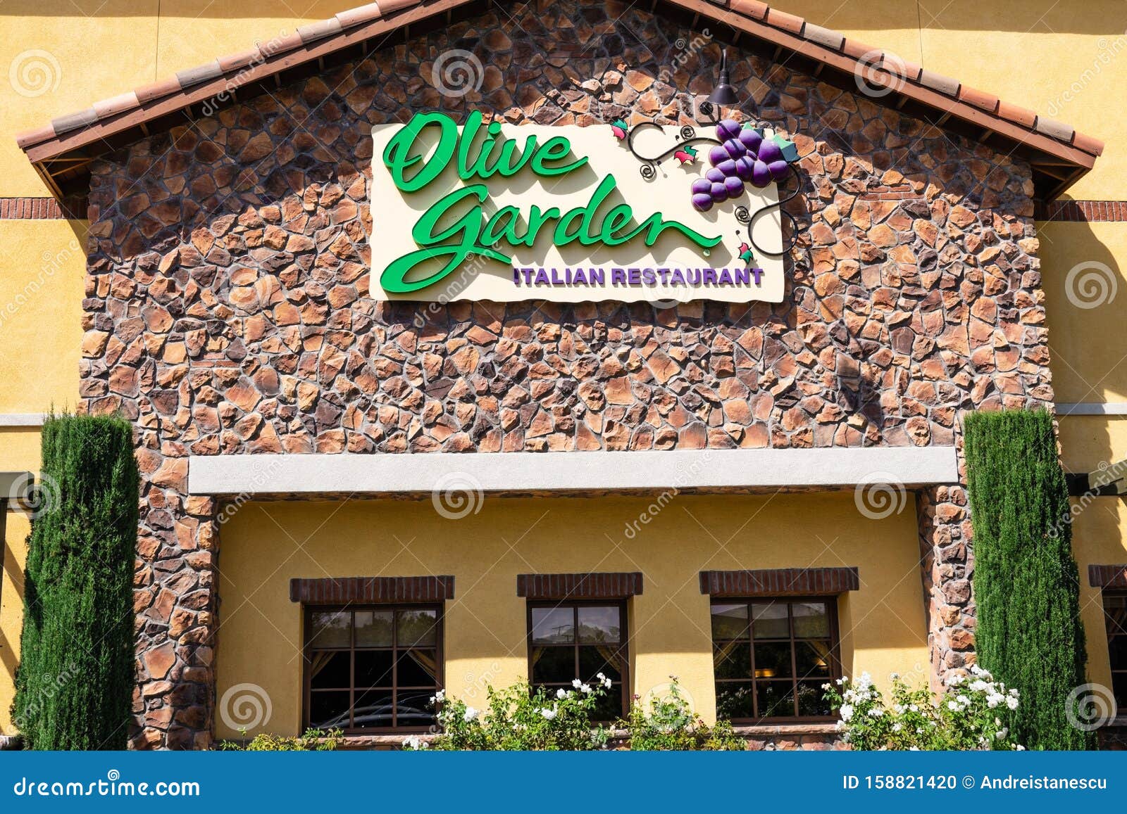 Sept 16 2019 Milpitas Ca Usa Olive Garden Restaurant In