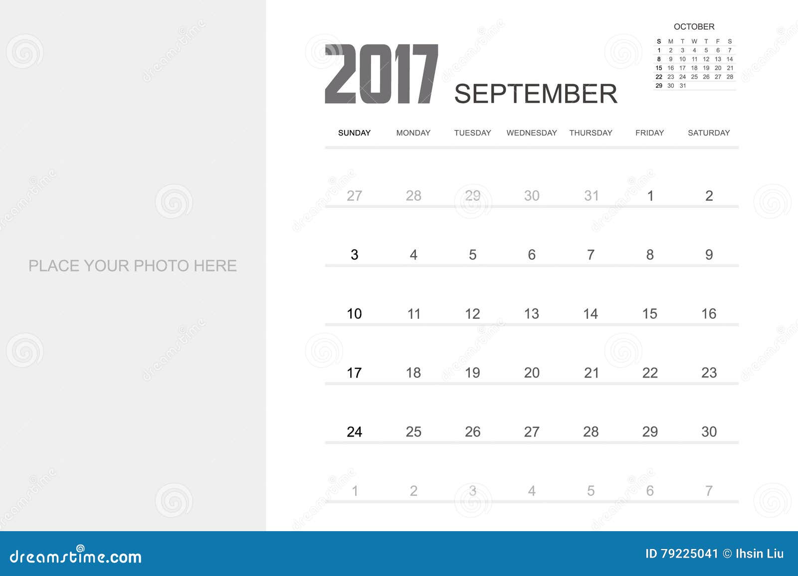 2017-september-calendar-planner-design-stock-illustration