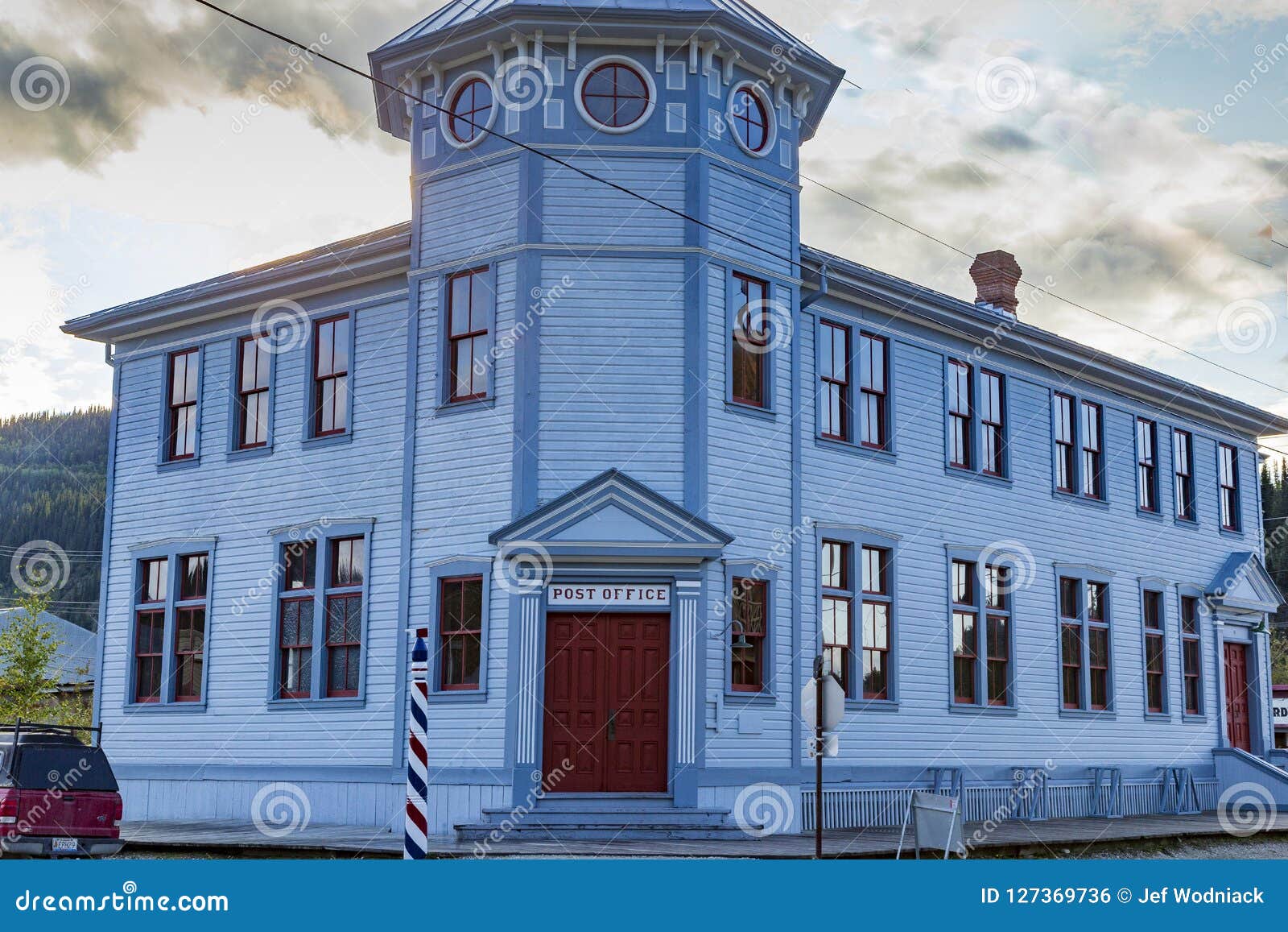 September 15 2018 Dawson Canada. Old House in Dawson Yukon Canada Editorial Photo Image of