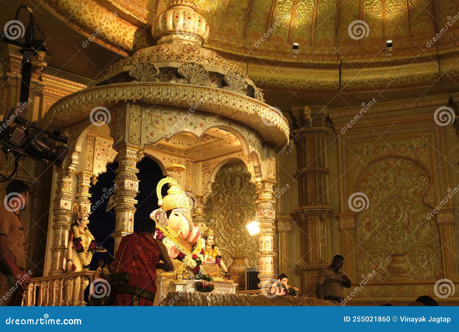 01 September 2022, Pune, Maharashtra, India, Beautiful Sculpture of Lord Ganesh Called As