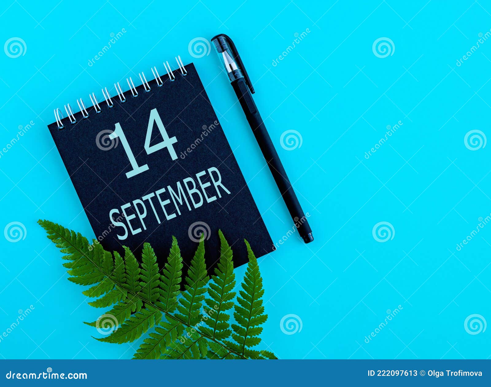 September 14th. Day 14 of Month, Calendar Date Stock Image Image of