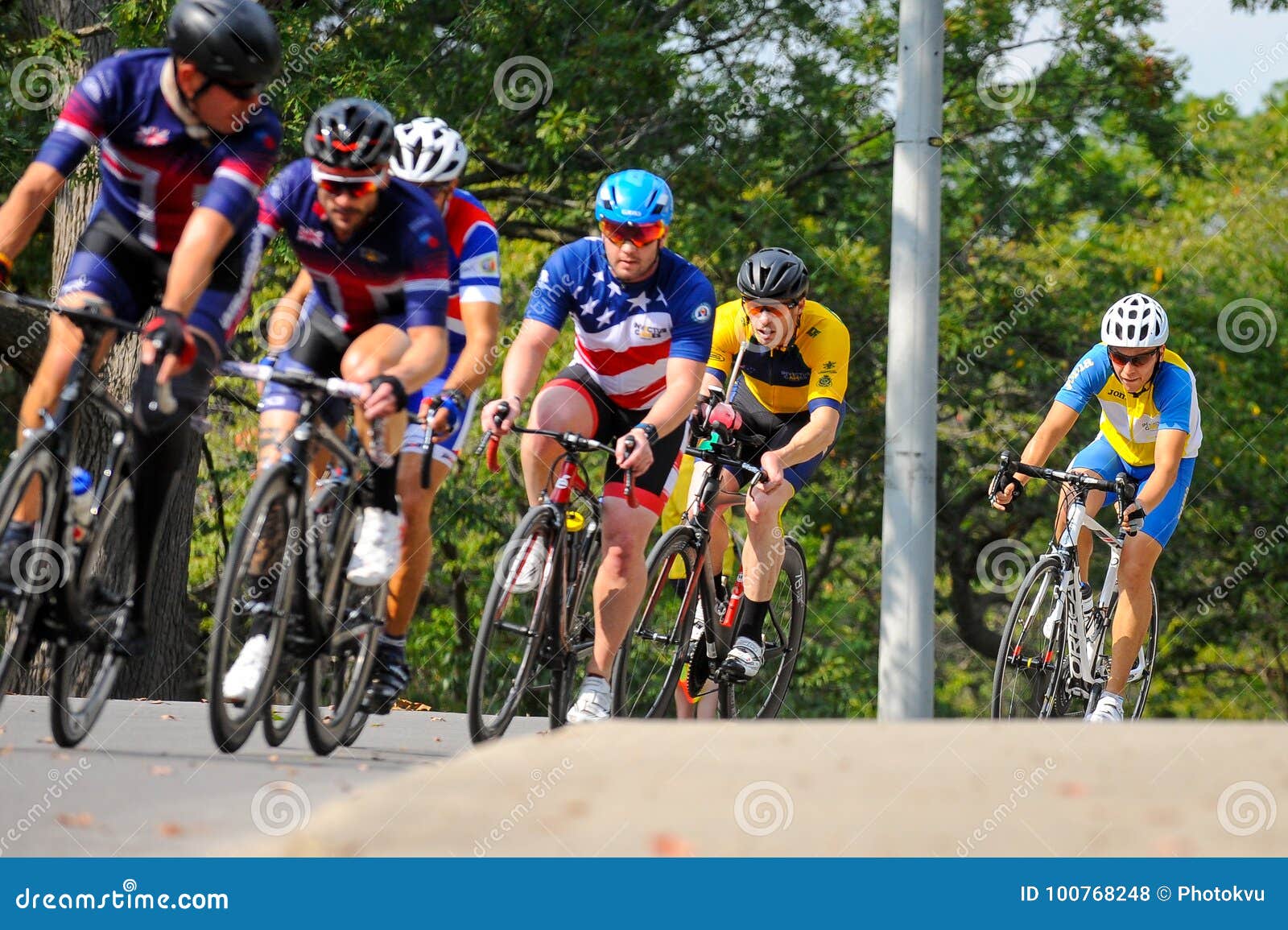 Toronto Invictus Cycling Criterium at High Park Editorial Stock Photo