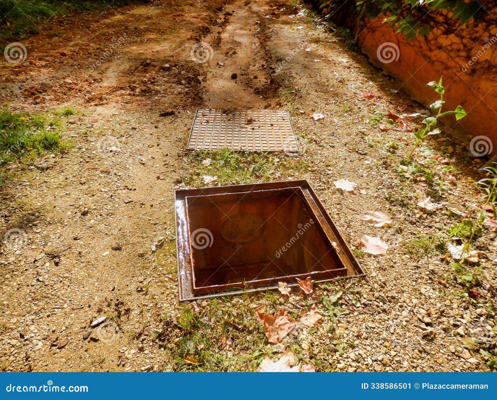 Septic Tank Inspection Hatches Stock Image Of Septic Tank Inspection Hatches Stock Image Of