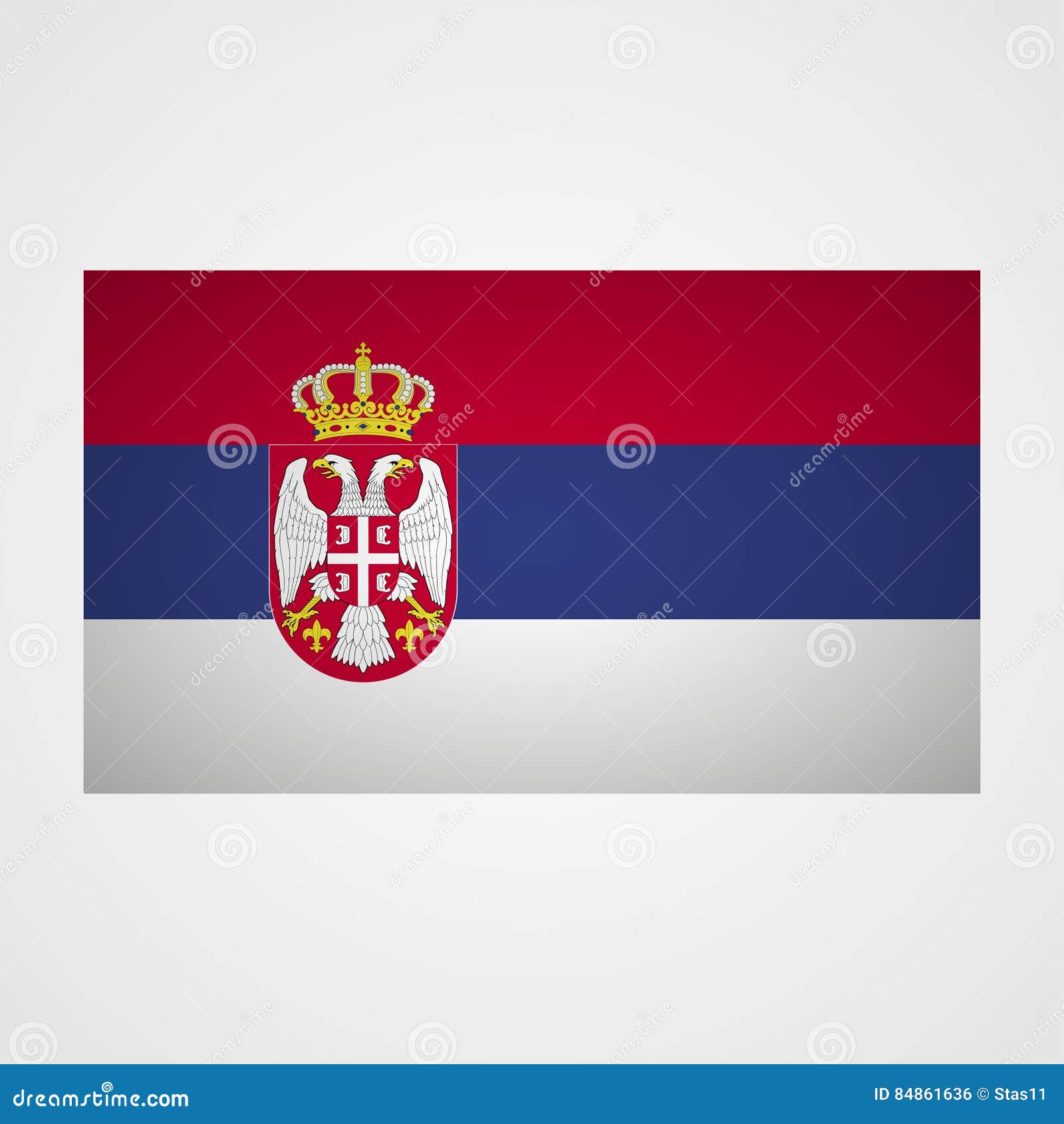 Флаг Сербии Раскраски