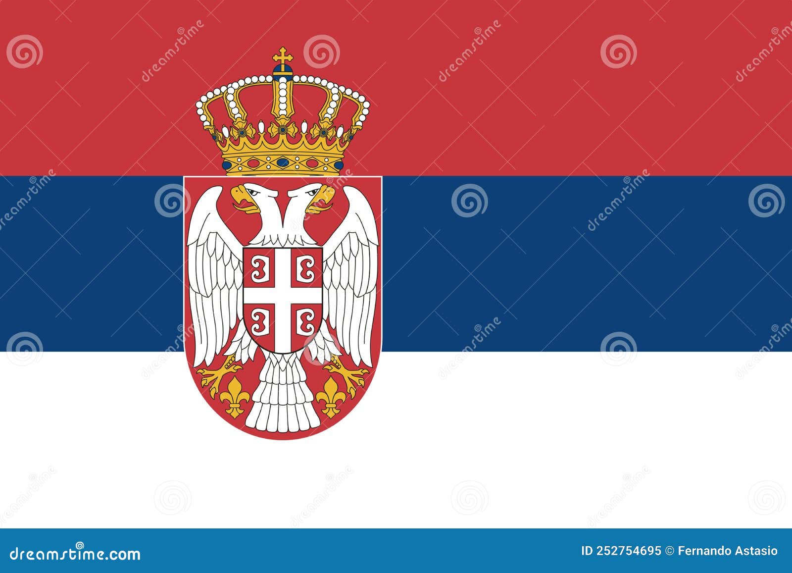 serbia. flag of serbia. horizontal . llustration of the flag of serbia. horizontal . abstract .