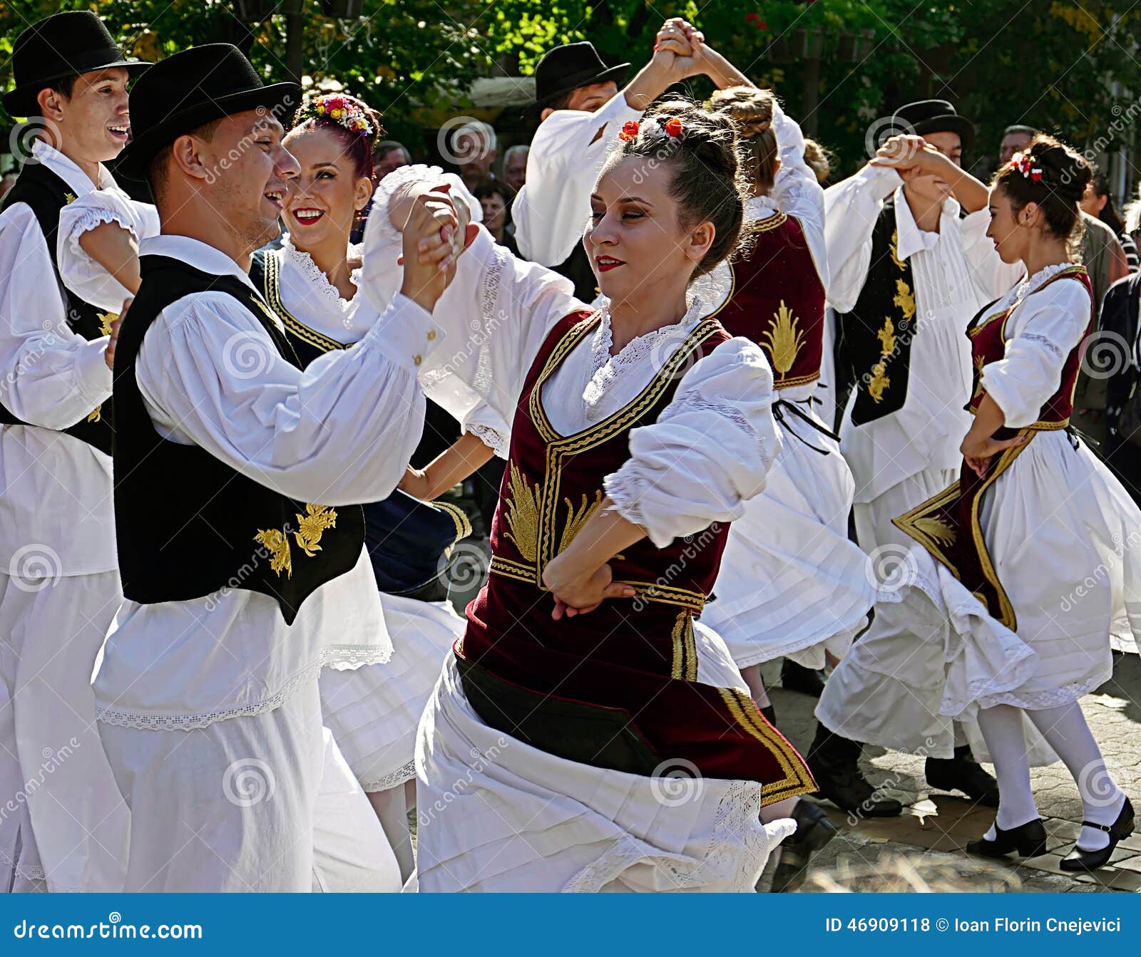 Serbian Dance 4 editorial stock photo. Image of outdoor - 46909118