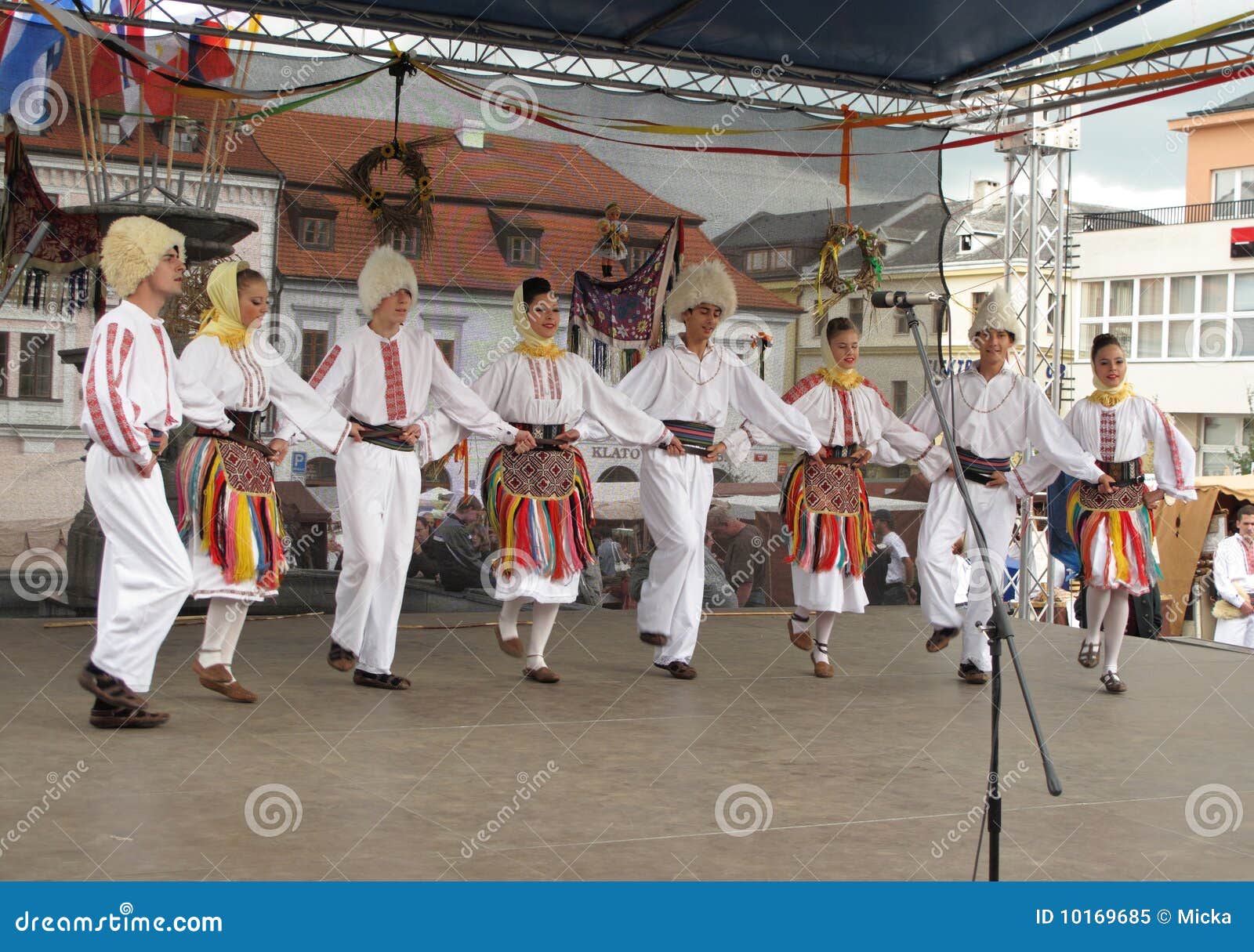 Serbian Dancing Folklore Group Editorial Image - Image of festival