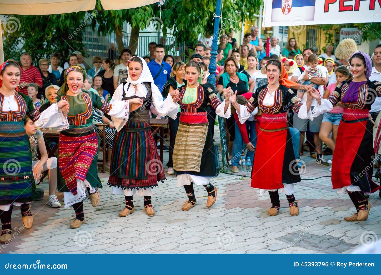 Serbian Dancing Girls editorial photo. Image of dresses - 45393796