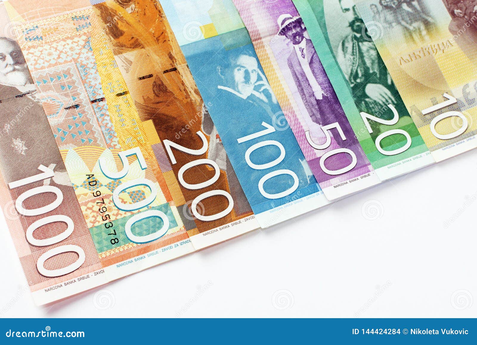Serbian Dinar Banknotes Stock Photo Image Of Colorful 144424284 100-dinara-overprint-provisional-issue-serbia-numista
