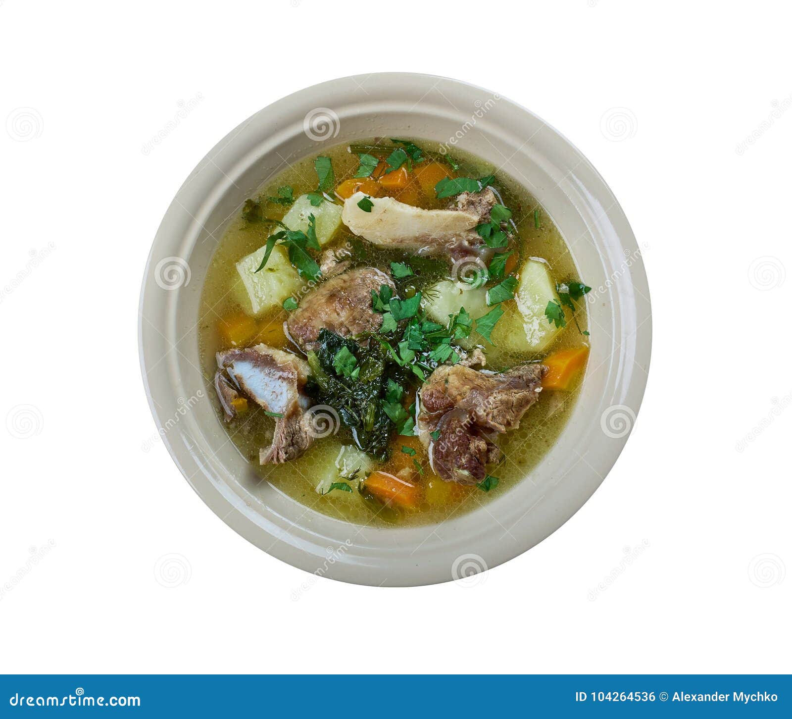 serbian lamb vegetable soup