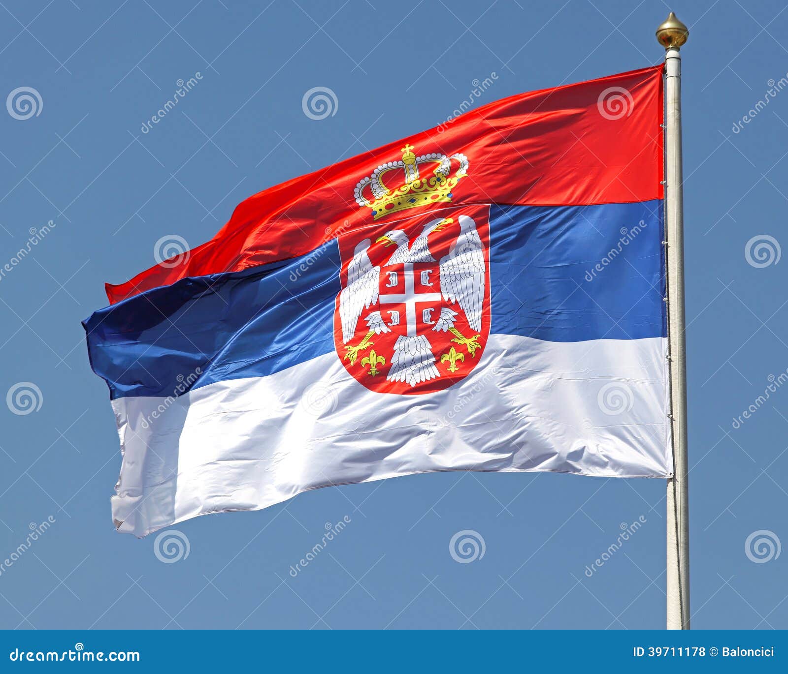 Serbische Flagge Krawatte - Lustiges Design Für Party & Business