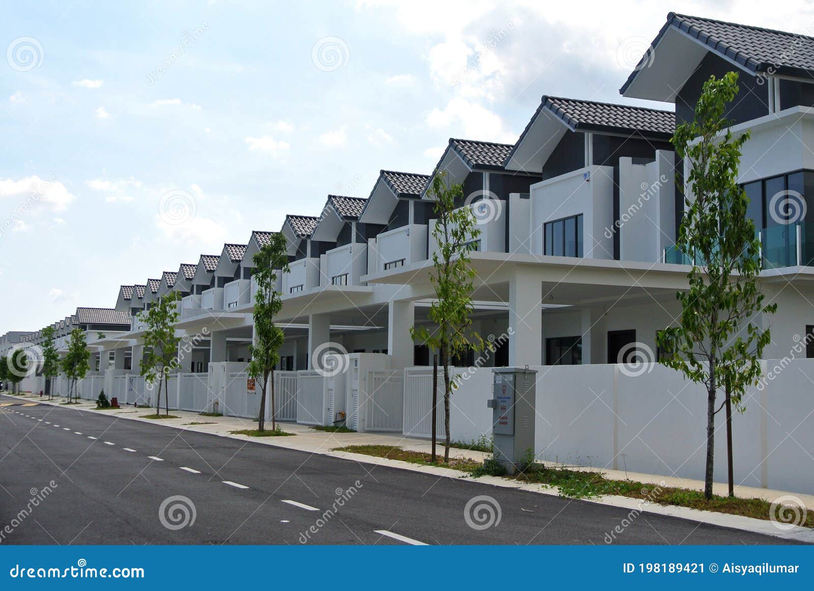 New Double Story Luxury Terrace House In Malaysia Editorial Photo Image Of Home Design 198189421