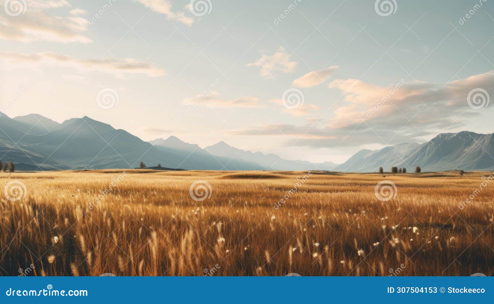 serene and calming wheat fields in 8k resolution