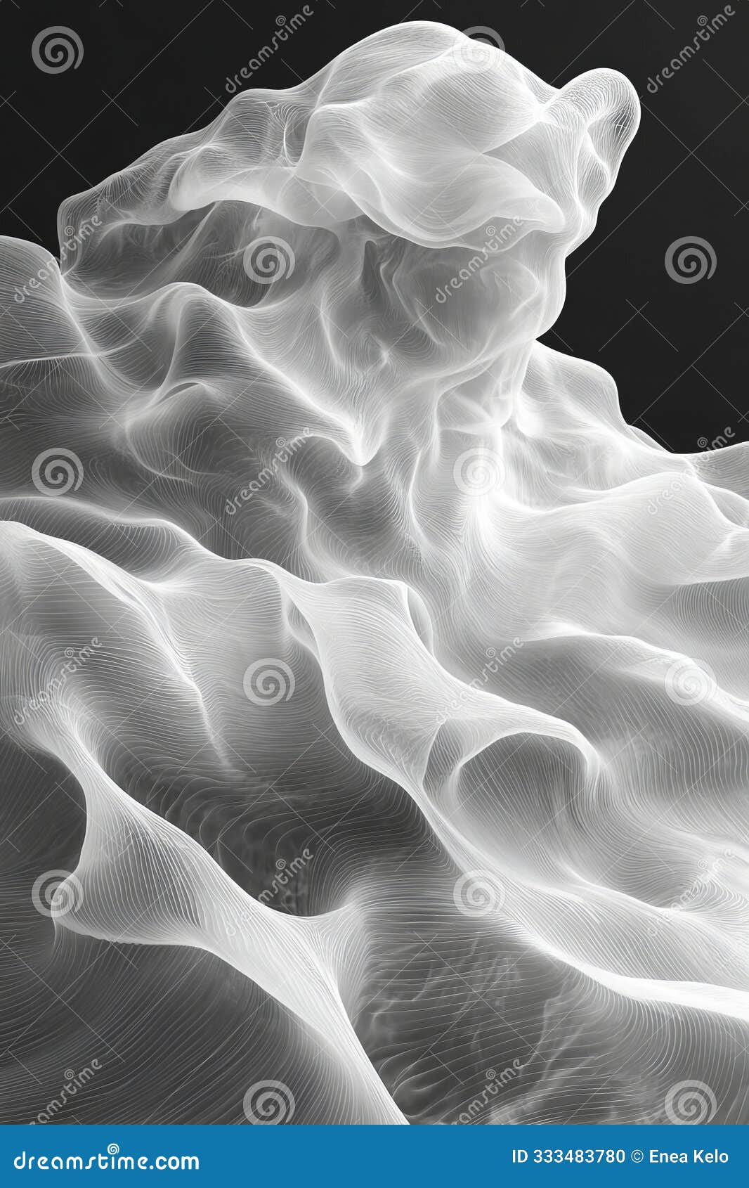 serene flow: minimalist water waves