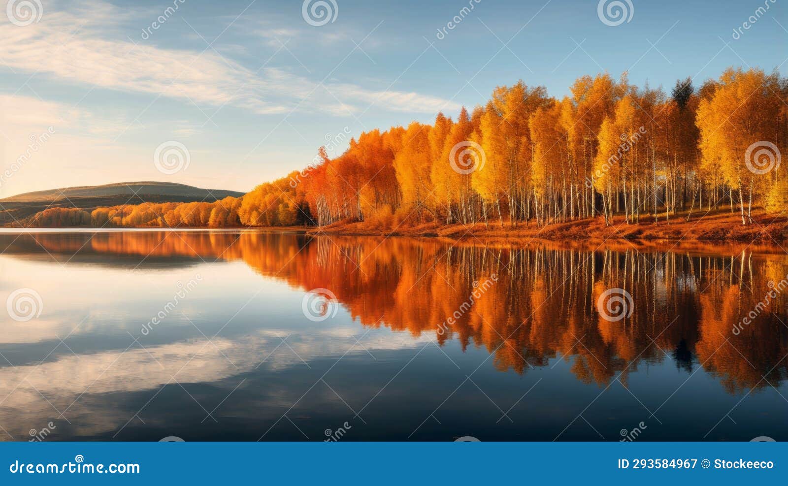 autumn reflections: eilif peterssen inspired romantic landscapes