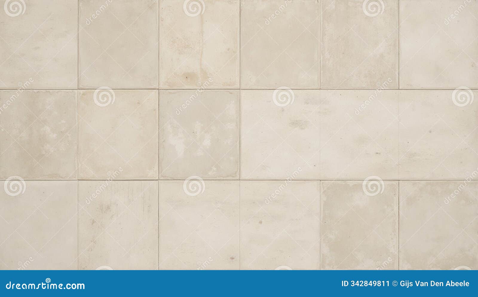 serene minimalist wall with smooth limestone blocks in light beige