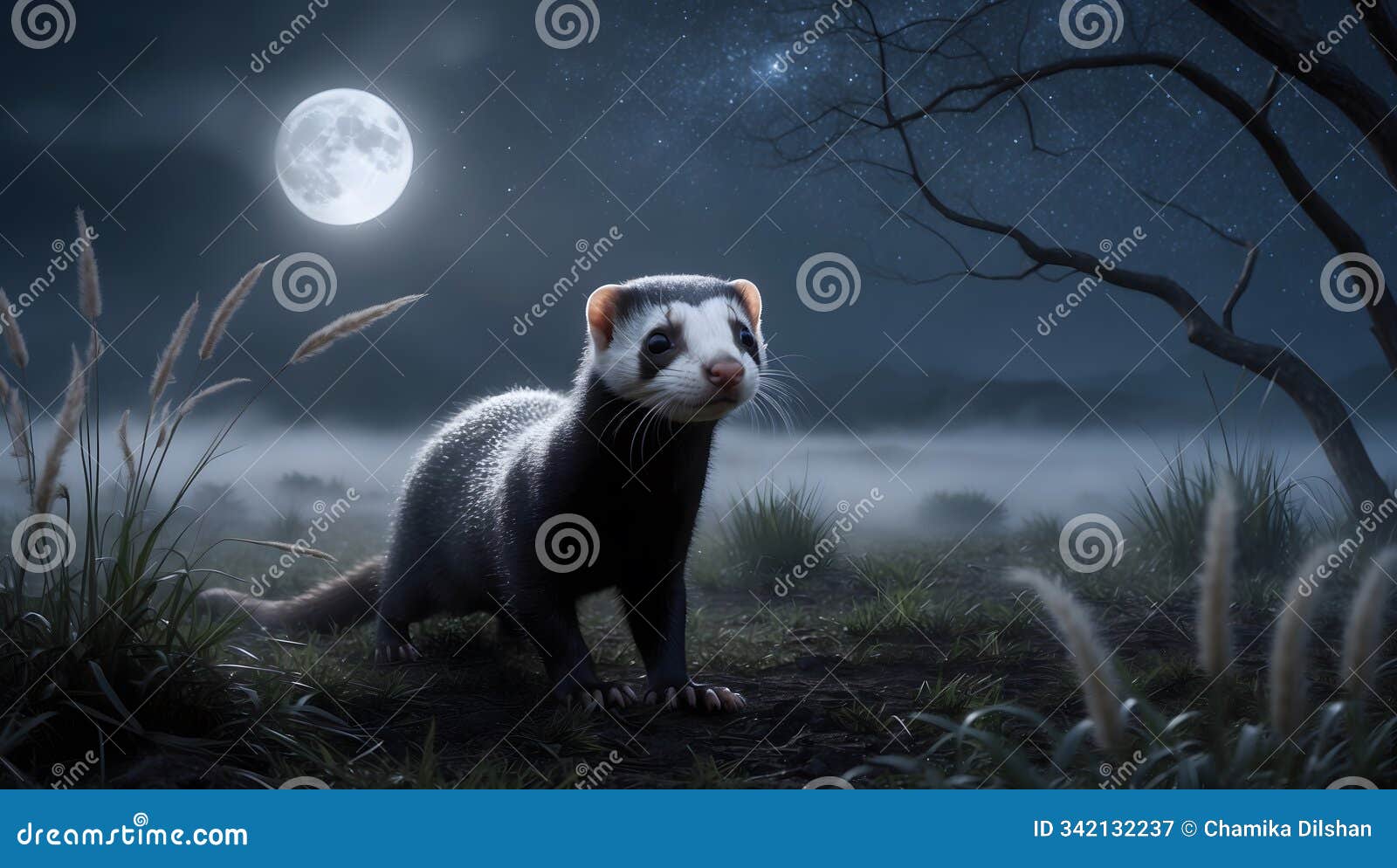 starry night awakening: the black-footed ferret's journey