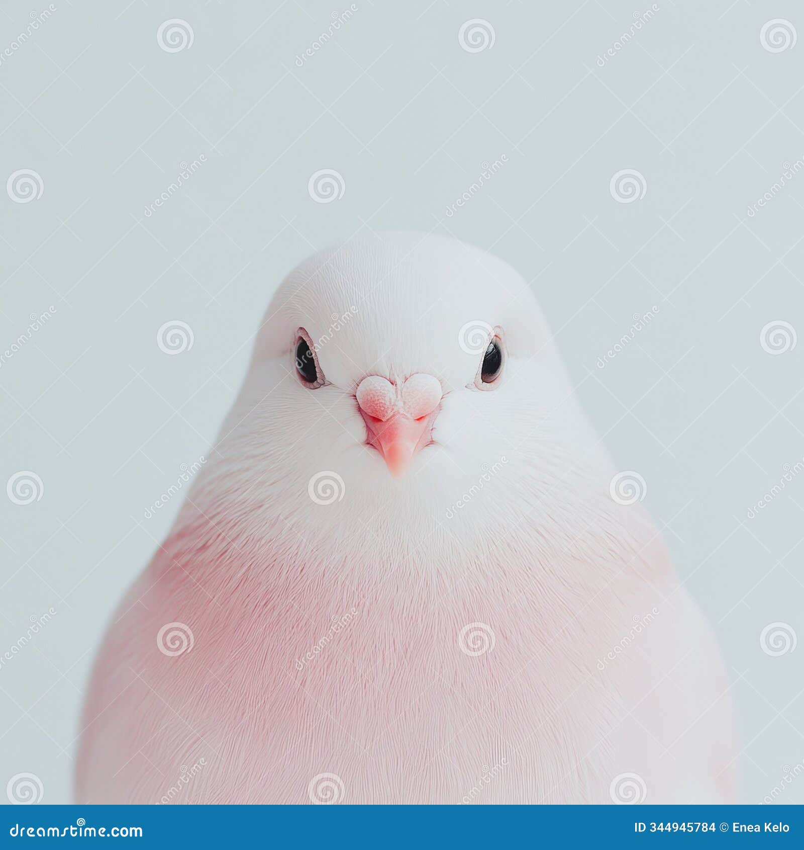 urban beauty: a gentle portrait of a pigeon with soft, subtle hues