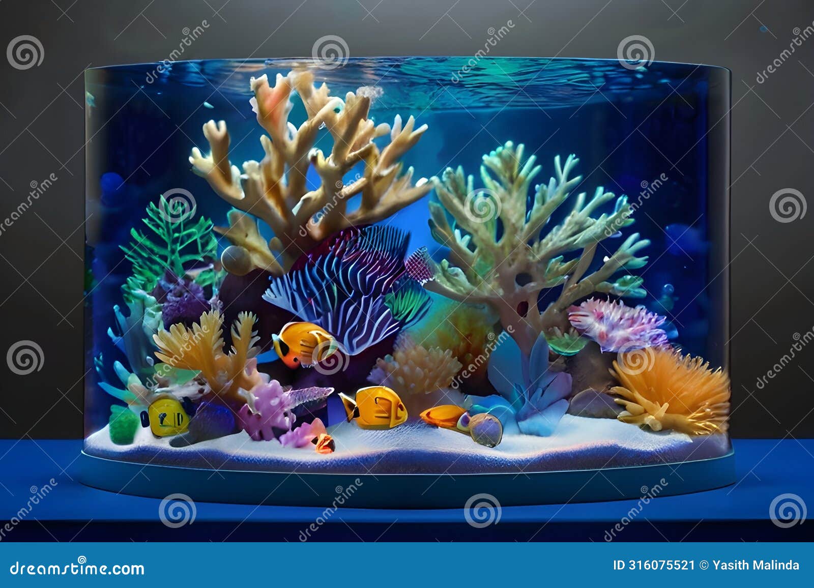 a serene underwater tableau
