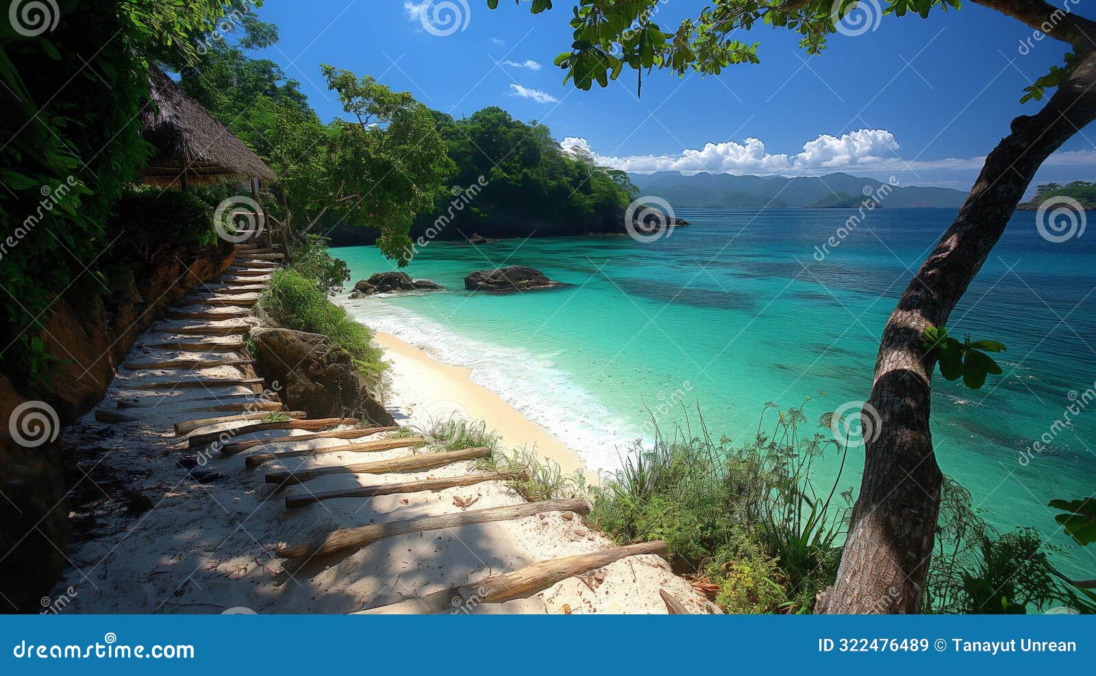 serene unspoiled paradise at lopes mendes beach, ilha grande island, brazil