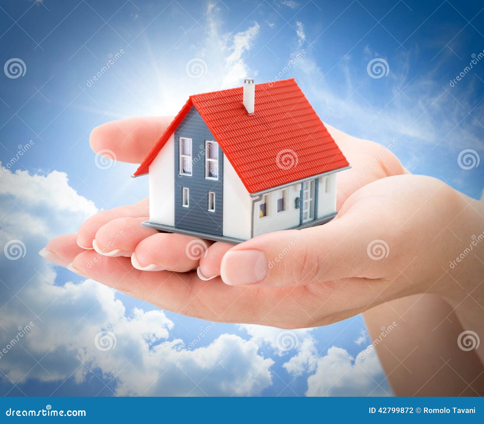 Serenity Real Estate Concept Stock Photo Image of hold, optimism