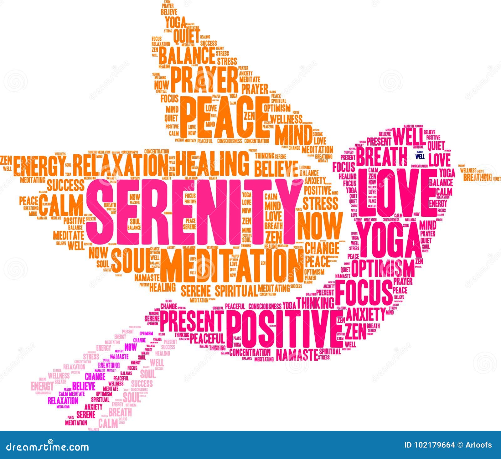 serenity word cloud