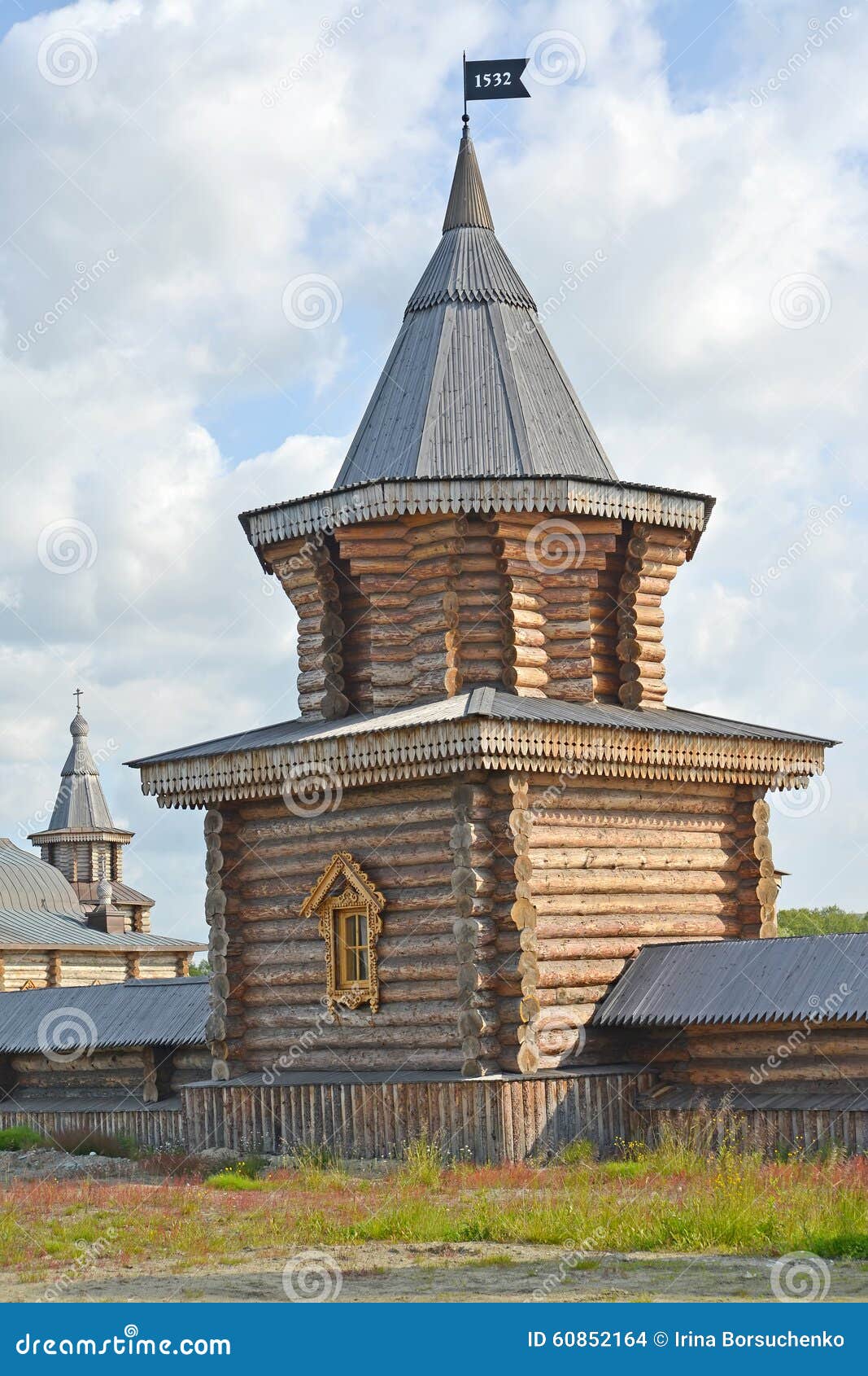 serf tower of the sacred and troitsk trifonov-pechengsky man's monastery