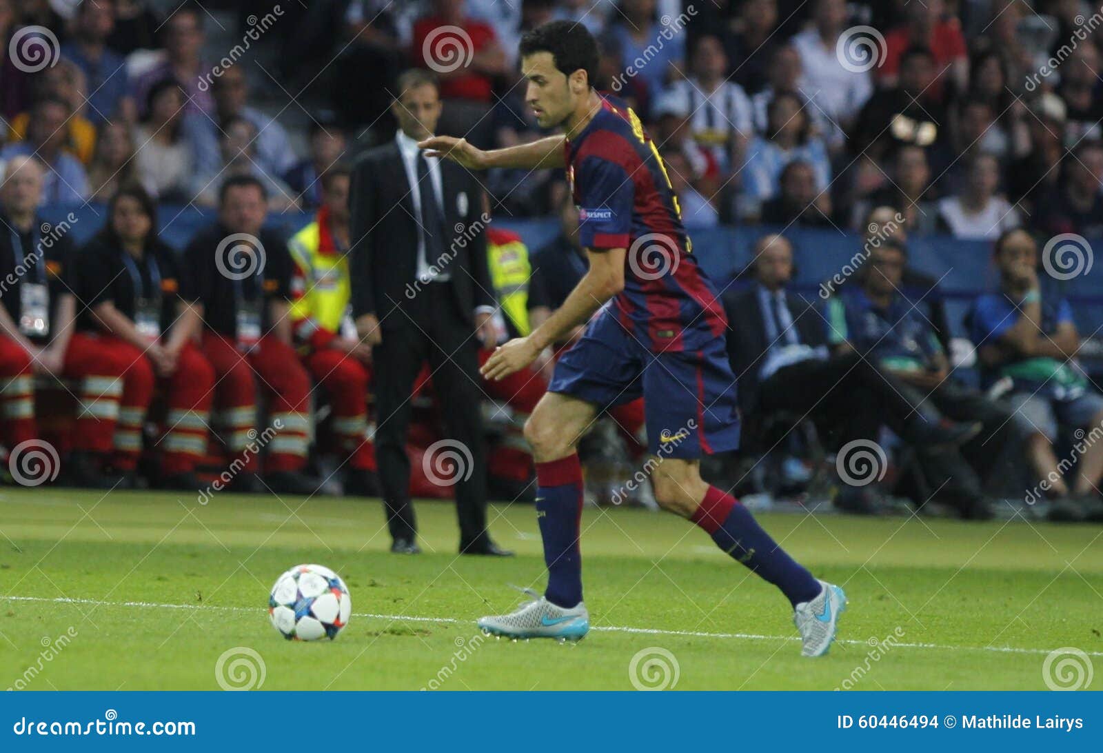 SERGIO BUSQUETS FC BARCELONE Redaktionelles Stockbild Bild von