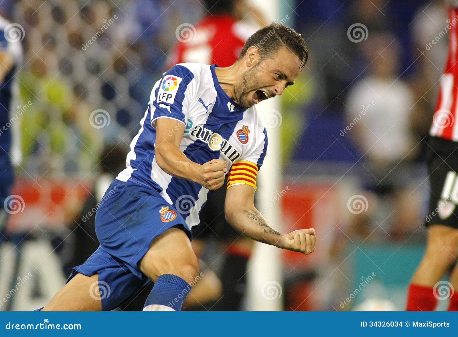 Sergio Garcia Of RCD Espanyol Editorial Stock Image - Image of ...