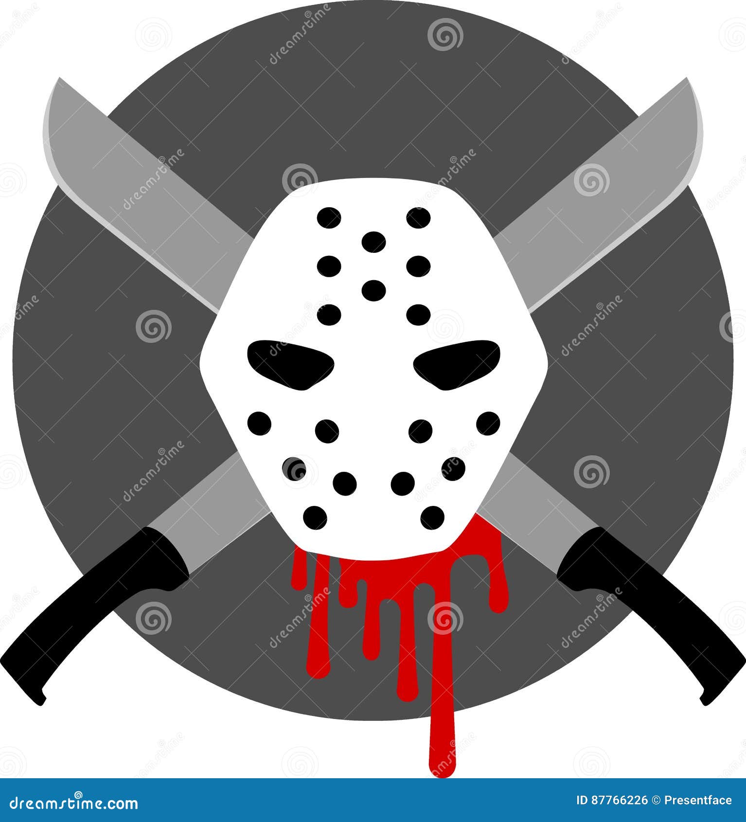 Serial Killer Badge Emblem Editorial Photo Illustration Of