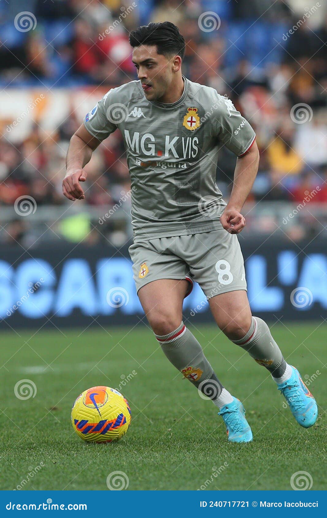 SERIE a FOOTBALL MATCH AS ROMA VS GENOA FC at OLYMPIC STADIUM in