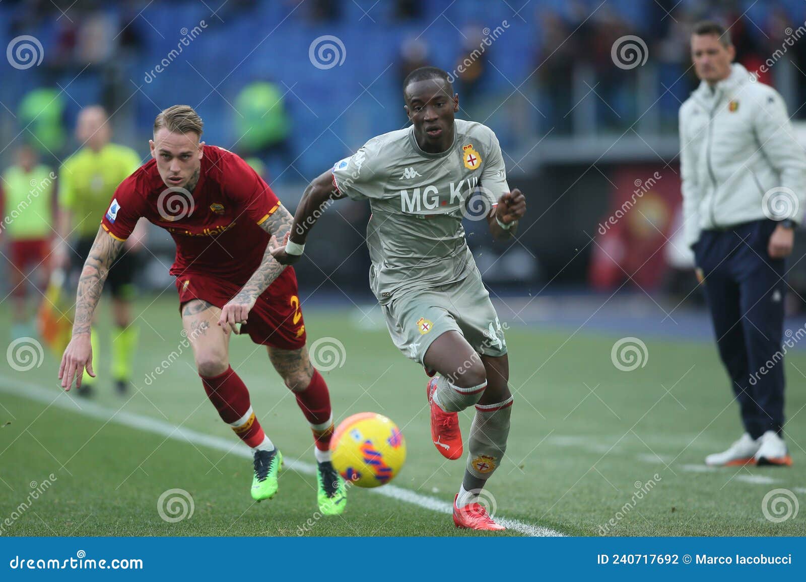 Italian Serie A: Genoa Cfc Vs As Roma - Dreamstime