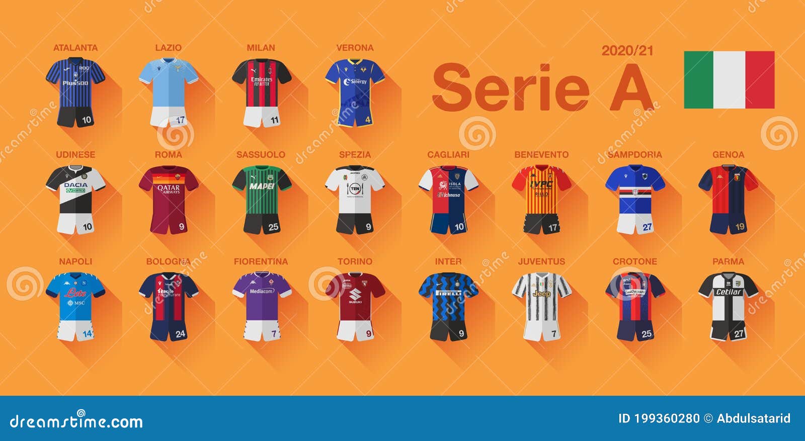 Colours of Football on X: Italia. Serie B 2020/21.   / X