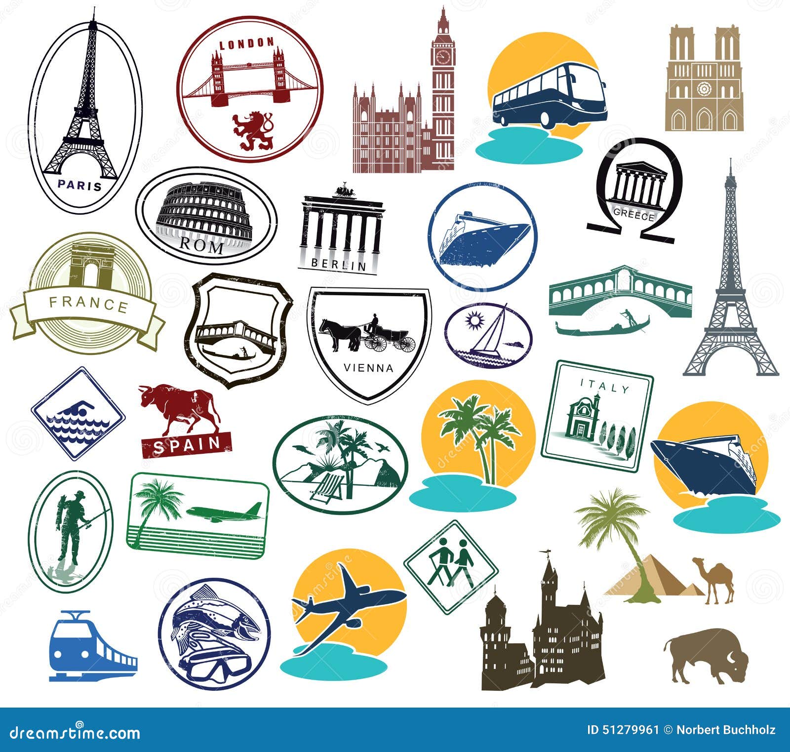 clipart travel stickers - photo #9