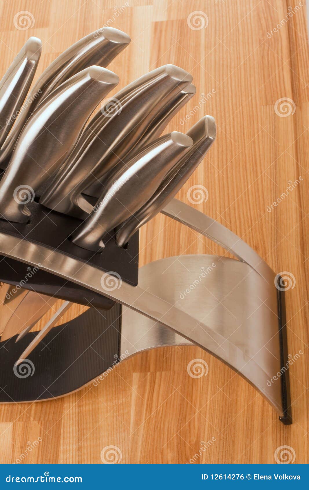 Series of Images of Kitchen Ware. Knife Set Stock Photo Image of chop