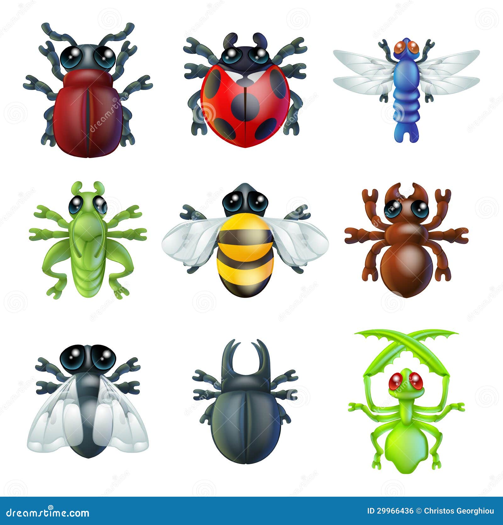 insect bug icons