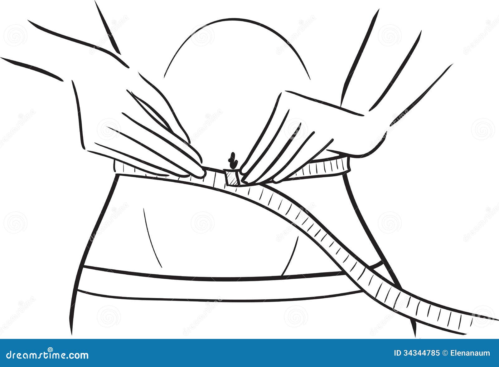 Waist Measurement Clip Art