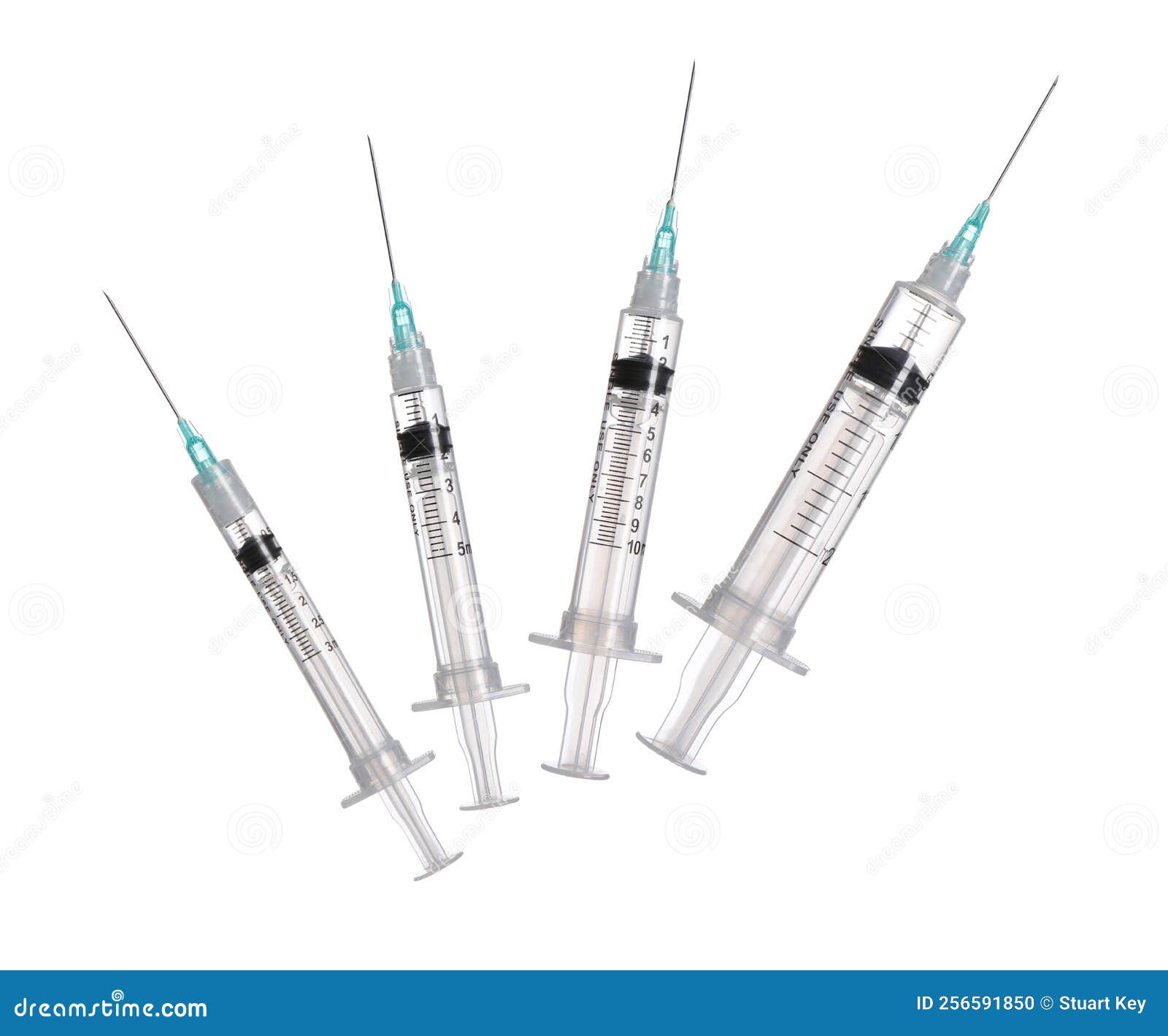 medical kit injection,seringue et aiguilles Stock Photo