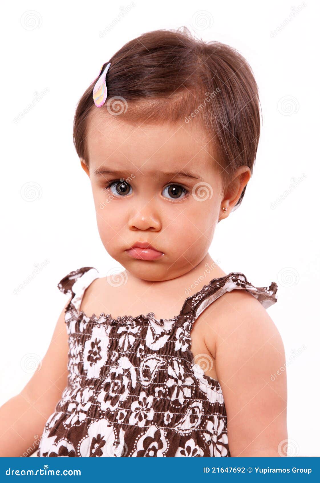 Serious baby stock photo. Image of beautiful, caucasian 21647692