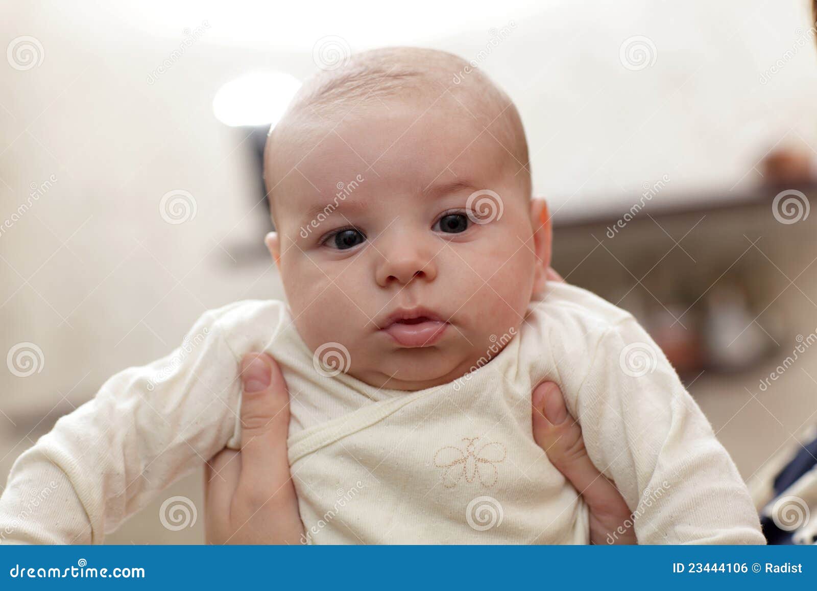 Serious baby boy stock photo. Image of affection, baby 23444106