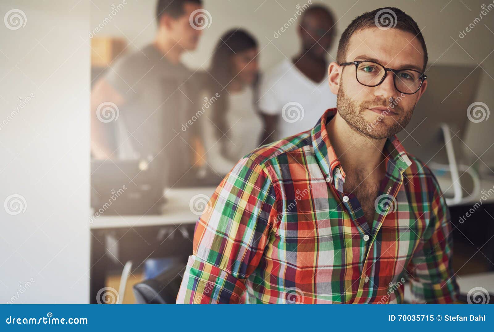 Serious Handsome Business Owner Stock Image - Image of ingenious ...